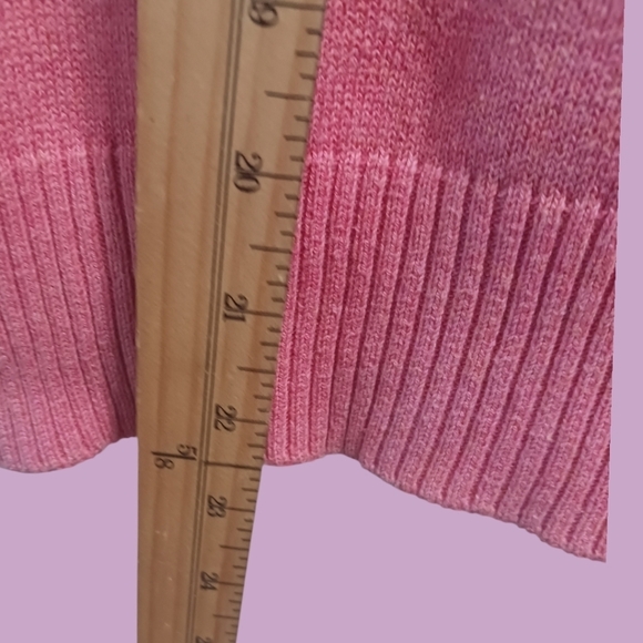 Eddie Bauer vtg Womens Pink Short Sleeve Sweater Size Small - Picture 4 of 6